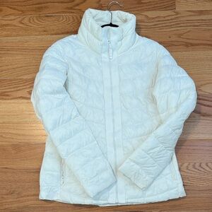 Gap White Quilted Jacket